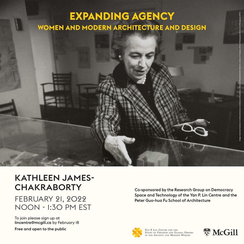 Expanding Agency: Women and Modern Architecture and&nbsp;Design